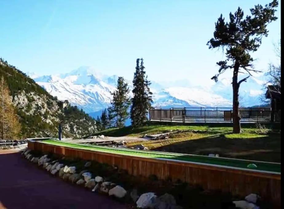 Appartement Style Chalet 5* Vue Mont-Blanc - Arc 1950 Les Arcs  Exterior foto