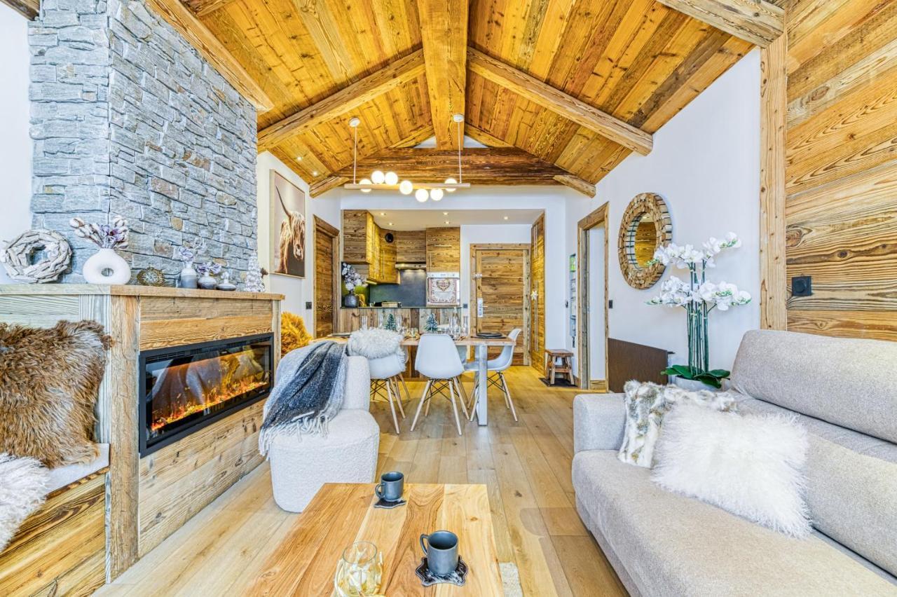 Appartement Style Chalet 5* Vue Mont-Blanc - Arc 1950 Les Arcs  Exterior foto