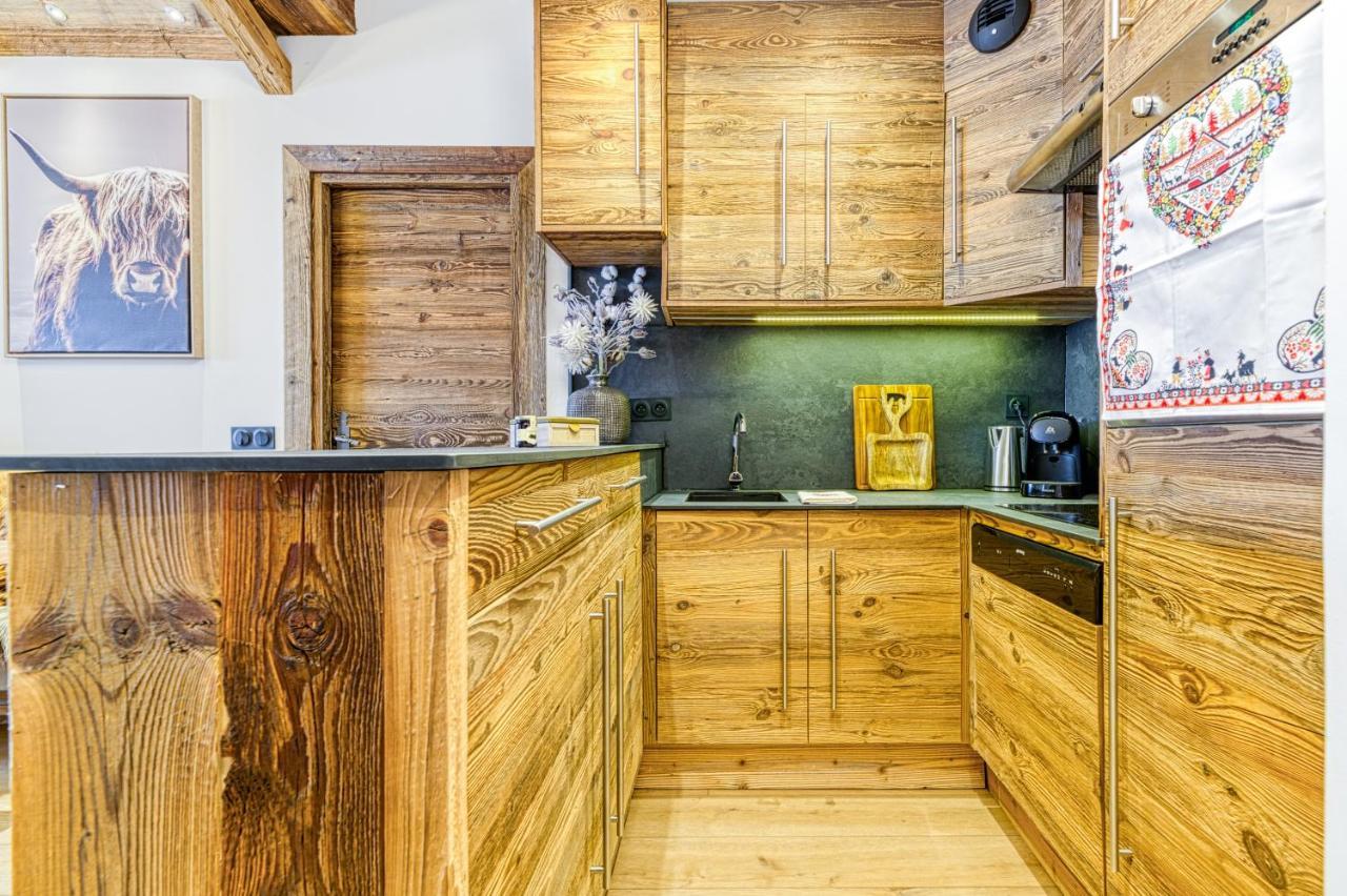 Appartement Style Chalet 5* Vue Mont-Blanc - Arc 1950 Les Arcs  Exterior foto